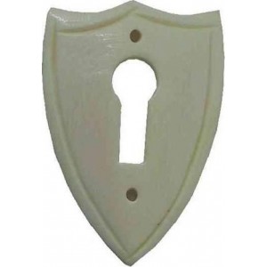 Forat de pany d'os blanc