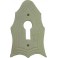 Forat de pany d'os blanc
